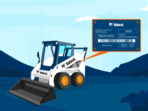 search skid steer vin number|bobcat serial number lookup.